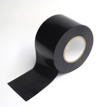 Fita adesiva de cola branca para duto preto à prova d&#39;água fita adesiva de PVC